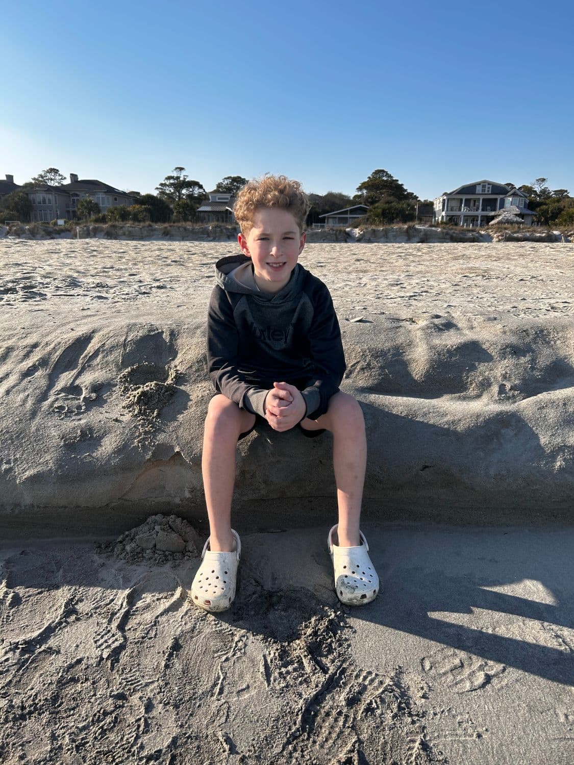 Gavin at the beach